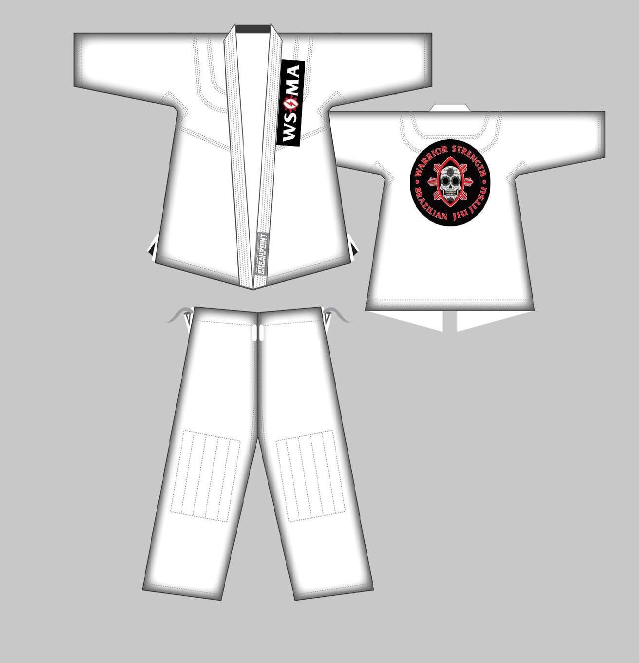 Warrior Strength BJJ Gi (Adult Men)